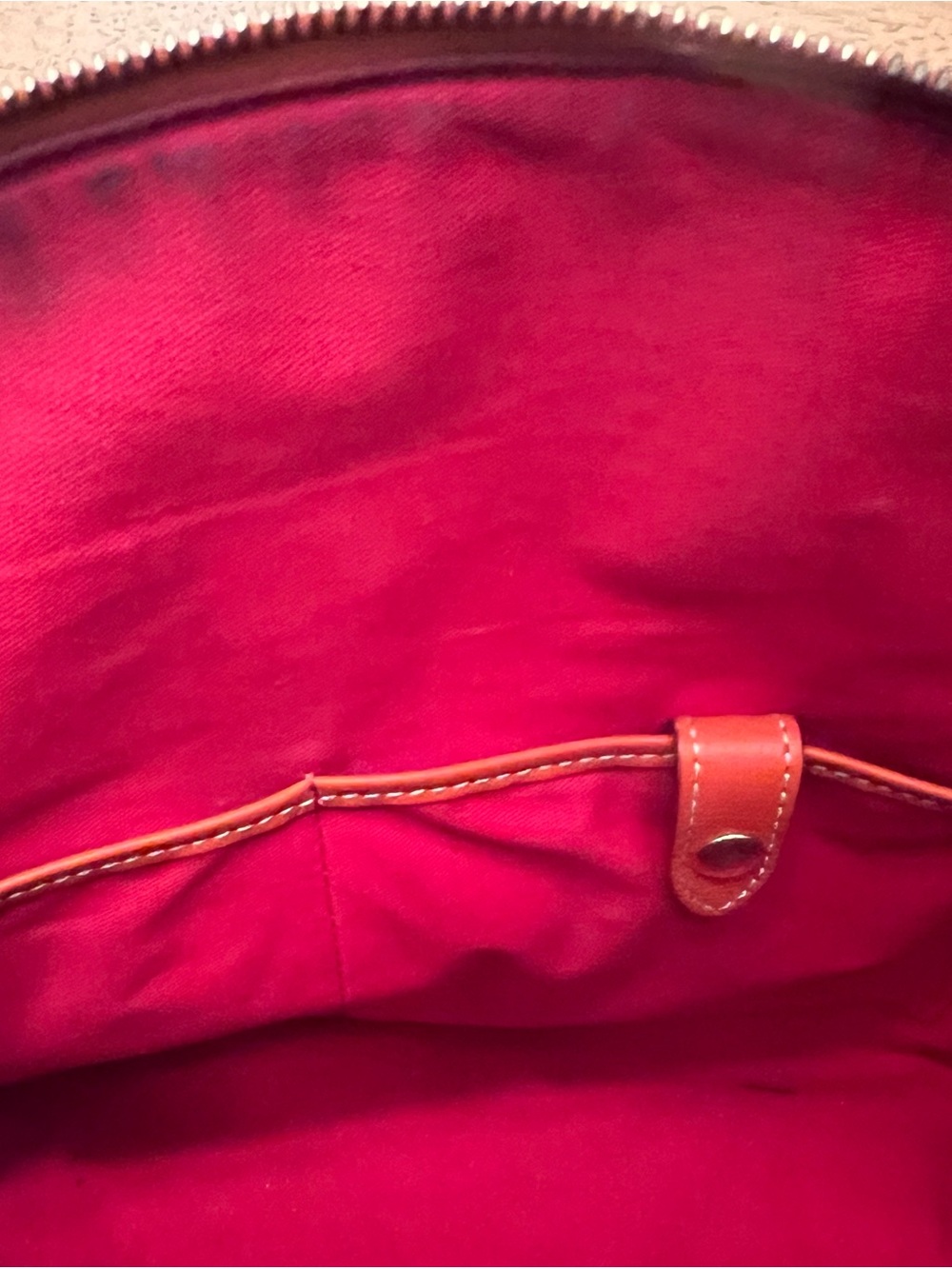 Dooney & Bourke Bright Orange Embossed Logo Satchel - Picture 9 of 15